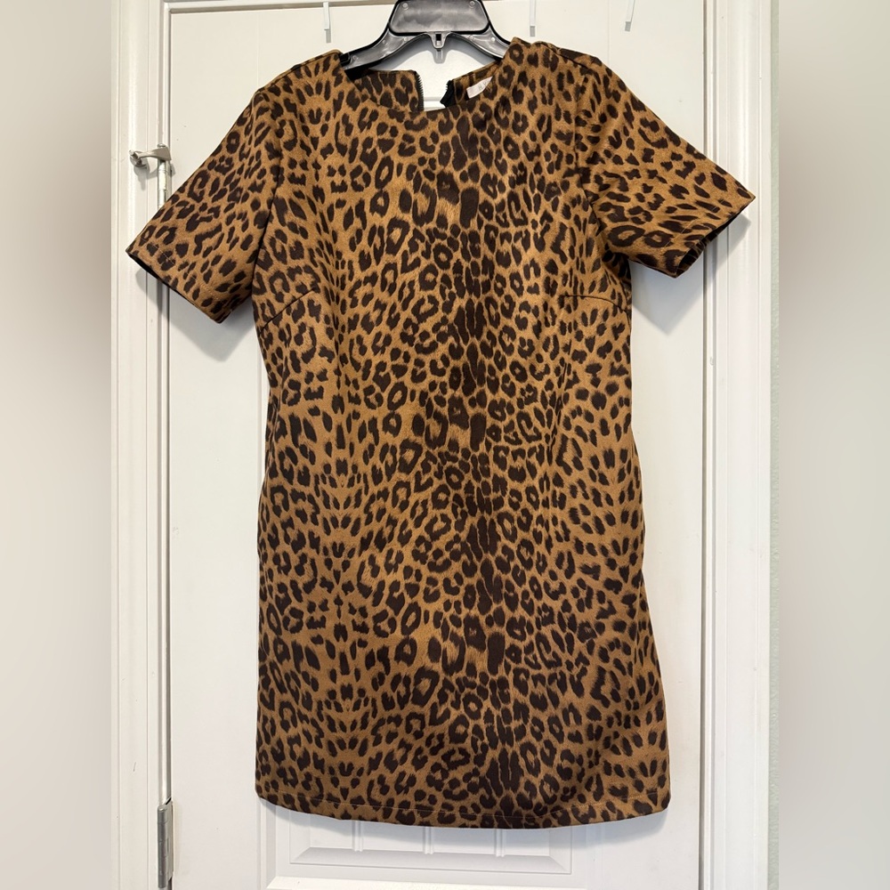 Leopard Print Mini Dress
